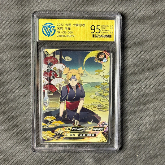 Nara Temari - KaYou Naruto TCG CCG Trading Card NR-CR-009 CangKa 9.5 Gem Mint !