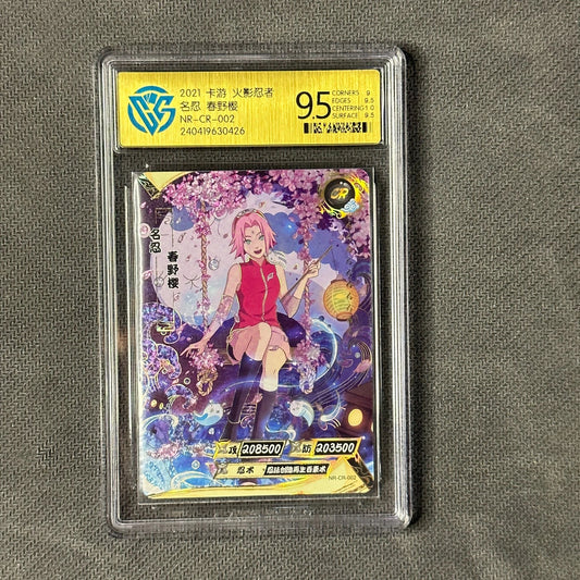 Haruno Sakura - KaYou Naruto CCG Trading Card  NR-CR-002 CangKa 9.5 Gem Mint